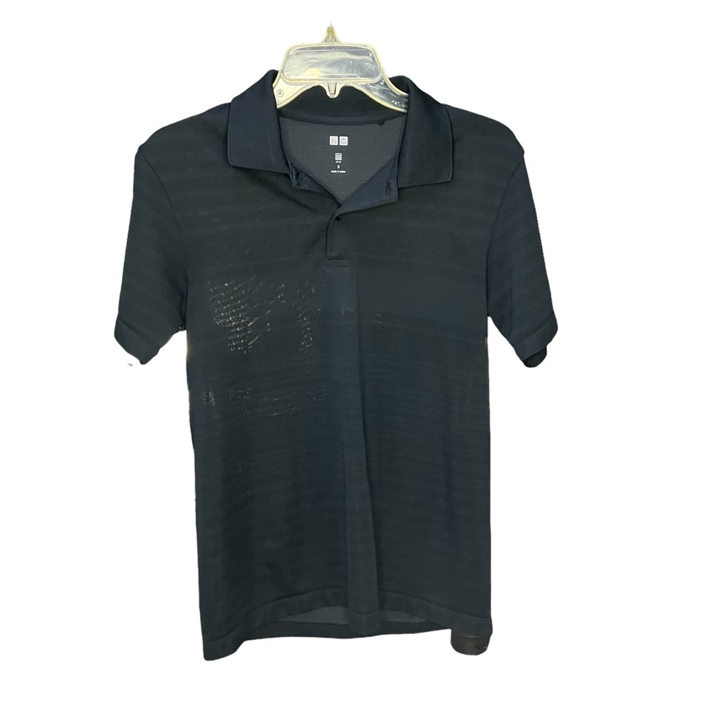 Uniqlo Men Black Golf Polo